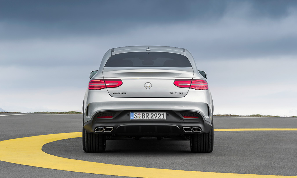 Mercedes GLE Coupé, Heckansicht, 2015, Foto: Daimler