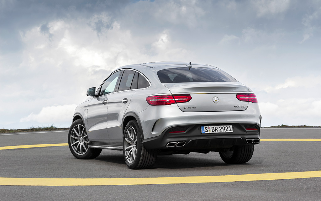 Mercedes GLE Coupé, Heckansicht, 2015, Foto: Daimler