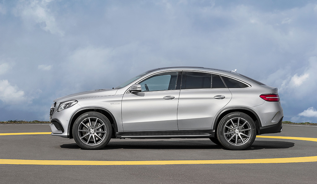 Mercedes GLE Coupé, Seitenansicht, 2015, Foto: Daimler