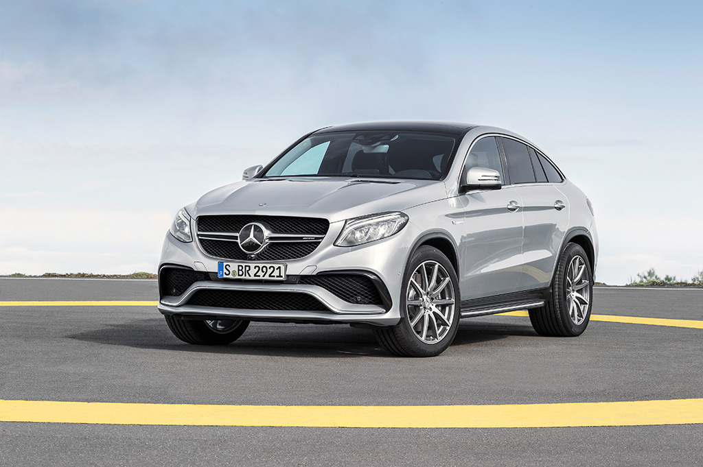 Mercedes GLE Coupé, Frontansicht, Seite, 2015, Foto: Daimler