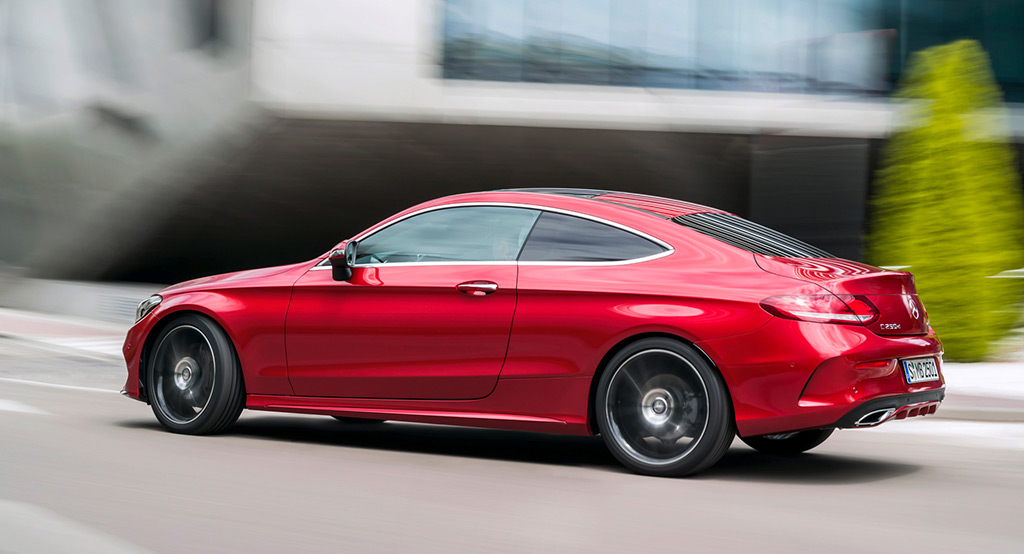 Mercedes-Benz C-Klasse Coupé, Seitenansicht, 2015, Foto: Mercedes-Benz