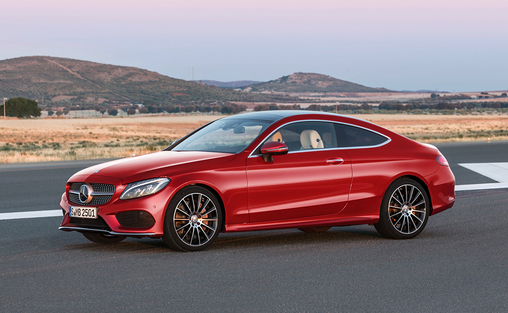 Mercedes-Benz C-Klasse Coupé, Seitenansicht, 2015, Foto: Mercedes-Benz