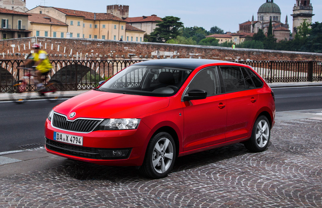 Skoda Rapid Spaceback, Frontansicht, 2013, Foto: Skoda