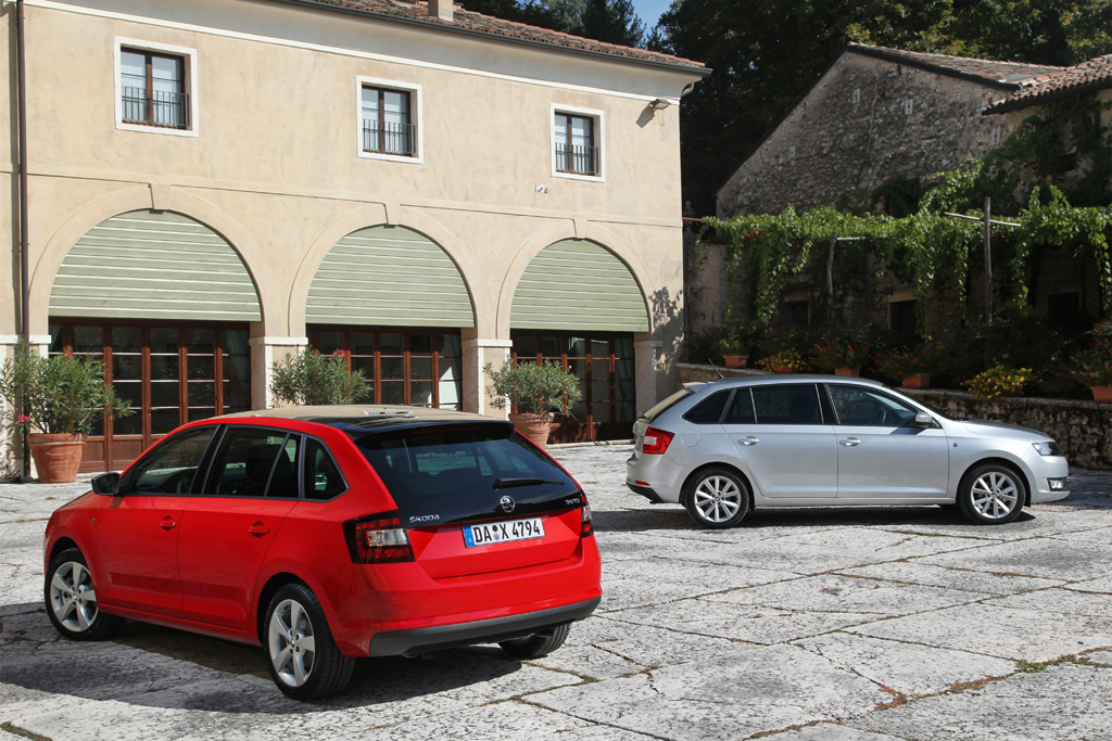 Skoda Rapid Spaceback, Modellvarianten, 2013, Foto: Skoda