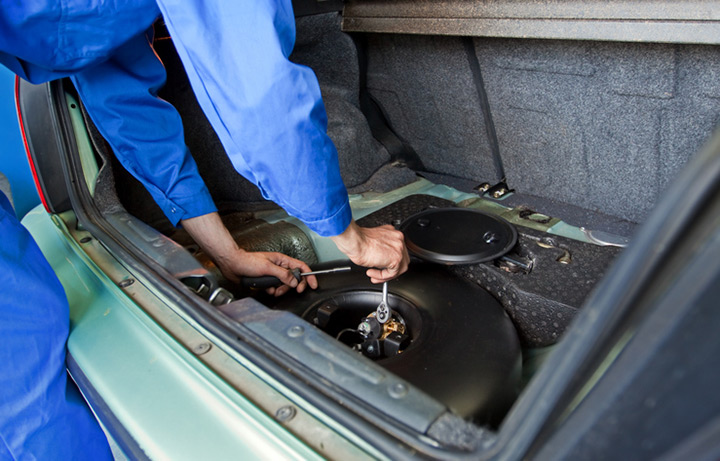 Gastank für Auto mit Autogas (LPG) Antireb