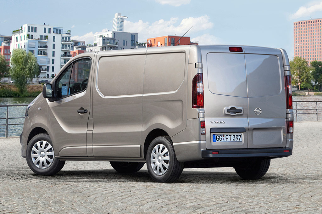 Opel Vivaro, seitliches Heck