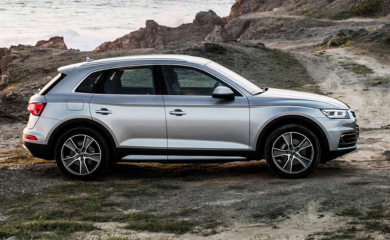 Audi Q5, Seitenansicht